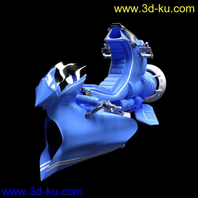 Speeder Bike and Outfit for Genesis 8 Female(s)模型的图片15