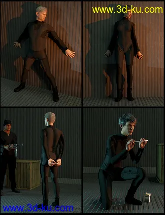 3D打印模型SpyStuff Props and Poses for Genesis 8的图片