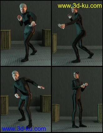 3D打印模型SpyStuff Props and Poses for Genesis 8的图片