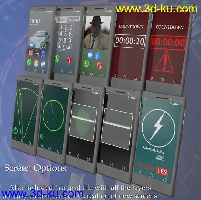 SpyStuff Props and Poses for Genesis 8模型的图片11