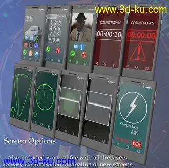 3D打印模型SpyStuff Props and Poses for Genesis 8的图片