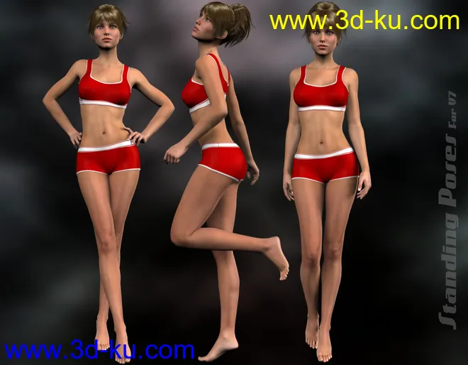 Standing Poses for V7模型的图片1