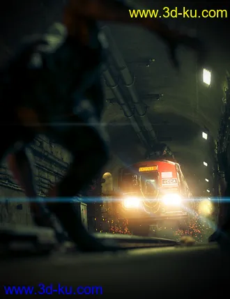 3D打印模型Subway Tunnel Environment的图片