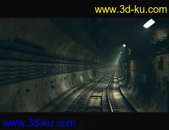 3D打印模型Subway Tunnel Environment的图片