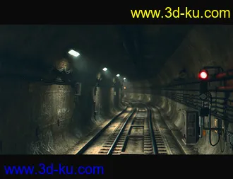 3D打印模型Subway Tunnel Environment的图片