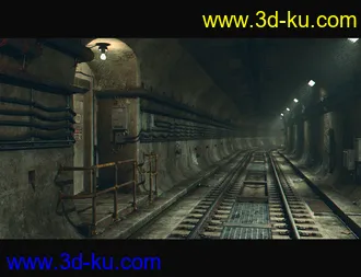 3D打印模型Subway Tunnel Environment的图片
