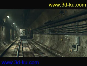 3D打印模型Subway Tunnel Environment的图片