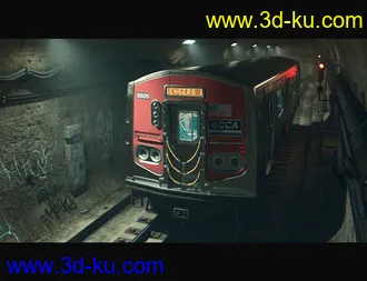 Subway Tunnel Environment模型的图片20