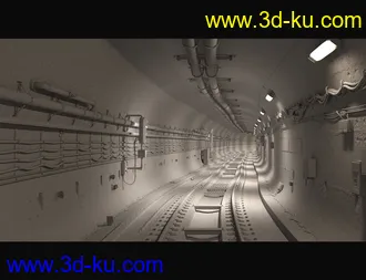 Subway Tunnel Environment模型的图片23