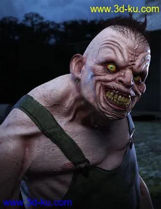 3D打印模型Summer Camp Killer HD for Genesis 8 Male的图片