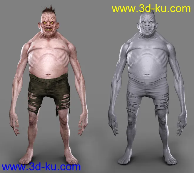 Summer Camp Killer HD for Genesis 8 Male模型的图片2