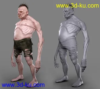 3D打印模型Summer Camp Killer HD for Genesis 8 Male的图片