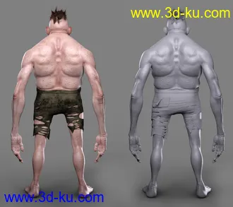 3D打印模型Summer Camp Killer HD for Genesis 8 Male的图片