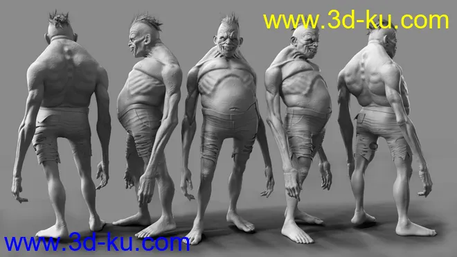 Summer Camp Killer HD for Genesis 8 Male模型的图片9