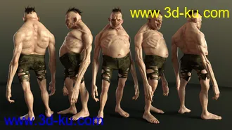 3D打印模型Summer Camp Killer HD for Genesis 8 Male的图片