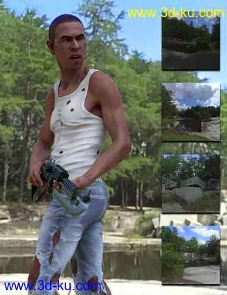 3D打印模型Summer Quarry - Complete HDRI Environment的图片