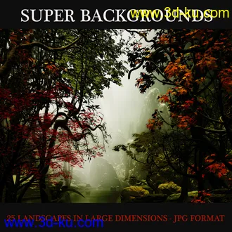 3D打印模型SUPER BACKGROUNDS - LANDSCAPES的图片