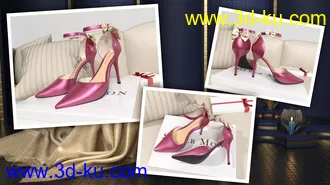 3D打印模型SVM's Separate High Heels for Genesis 8 Female(s)的图片