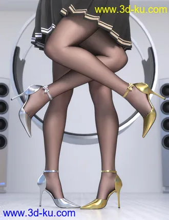 3D打印模型SVM's Separate High Heels for Genesis 8 Female(s)的图片