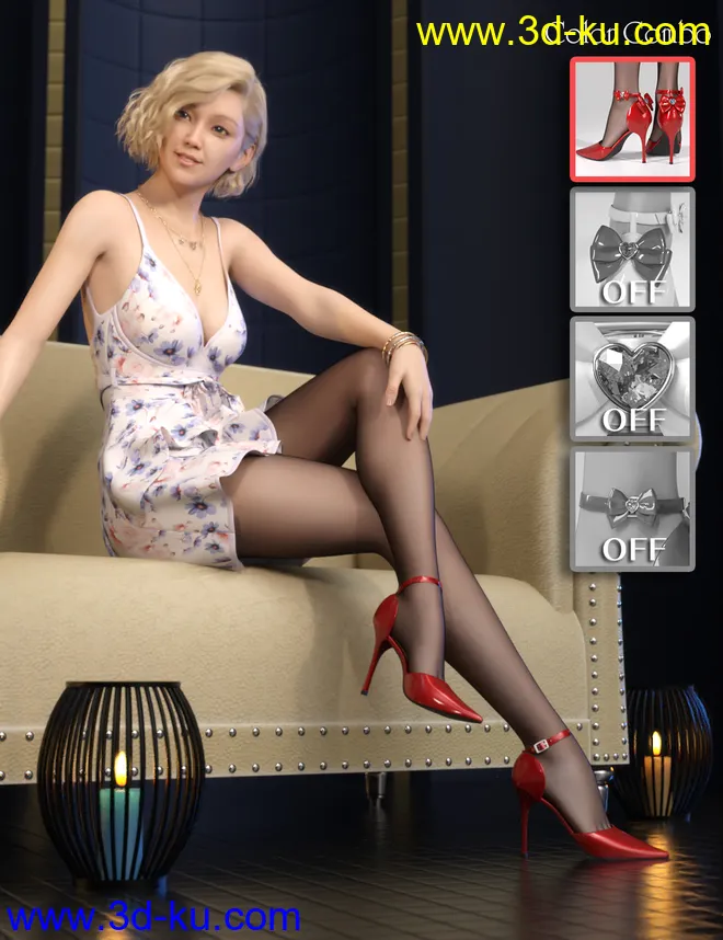 SVM's Separate High Heels for Genesis 8 Female(s)模型的图片6