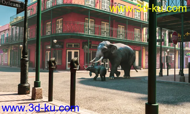 SW French Quarter - Lindy's Corner模型的图片2