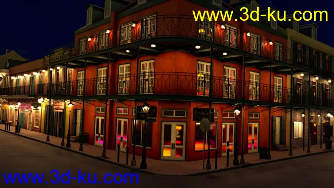 SW French Quarter - Lindy's Corner模型的图片3