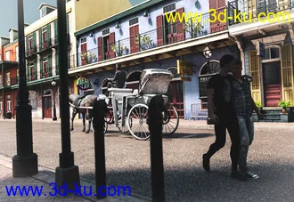 3D打印模型SW French Quarter - Lindy's Corner的图片