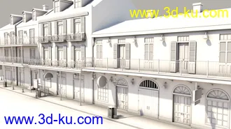 3D打印模型SW French Quarter - Lindy's Corner的图片