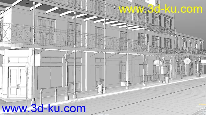 SW French Quarter - Lindy's Corner模型的图片12