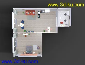 3D打印模型Sweet Apartment的图片