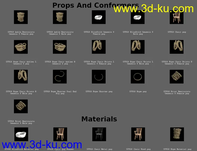 SY Untied! for Genesis 8模型的图片11