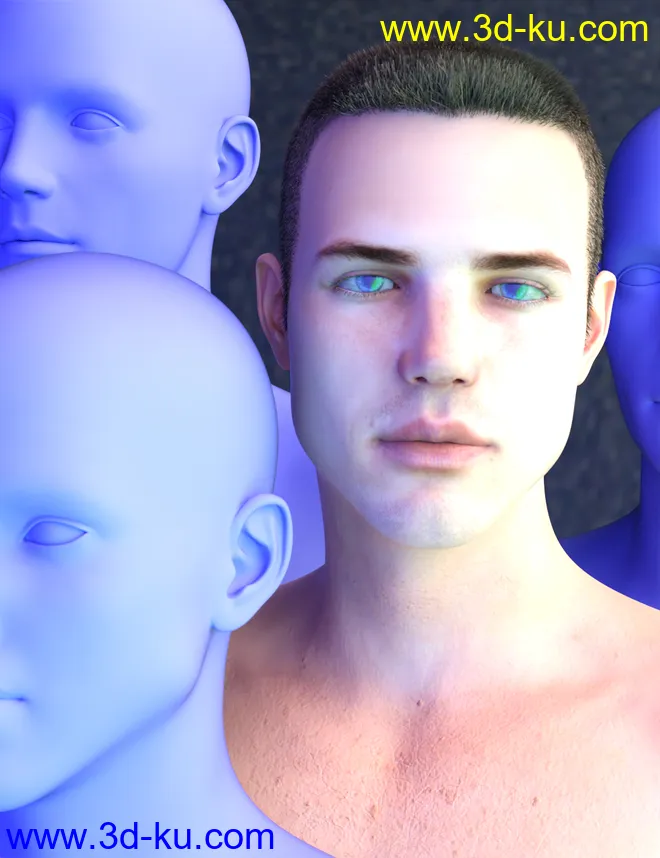 SY Unusual Features for Genesis 8 Male模型的图片1