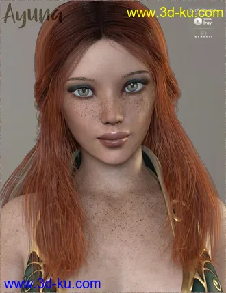 3D打印模型TDT-Ayuna for Genesis 3 Female的图片