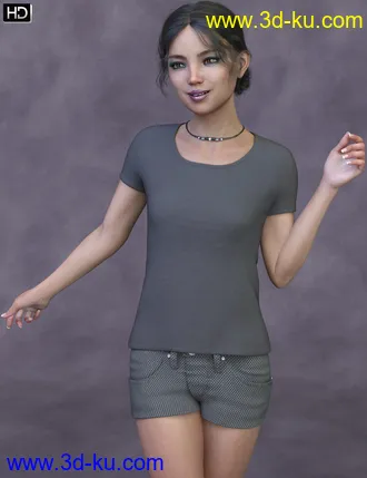 3D打印模型Teen Bianca HD for Genesis 8 Female的图片