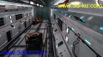 3D打印模型Tesla Scifi Corridor的图片