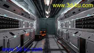 3D打印模型Tesla Scifi Corridor的图片