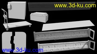 3D打印模型Tesla Scifi Corridor的图片