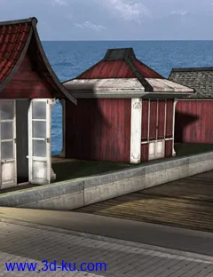 The Boardwalk Beach Huts模型的图片2