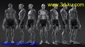 3D打印模型The Creature HD for Genesis 8 Male的图片