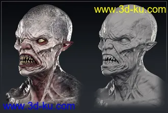 3D打印模型The Creature HD for Genesis 8 Male的图片