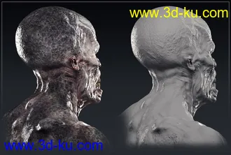 3D打印模型The Creature HD for Genesis 8 Male的图片