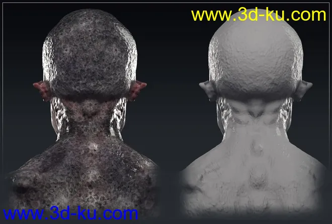 The Creature HD for Genesis 8 Male模型的图片10