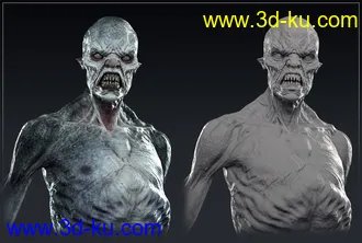 3D打印模型The Creature HD for Genesis 8 Male的图片