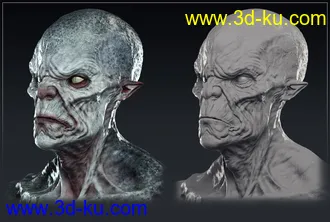 3D打印模型The Creature HD for Genesis 8 Male的图片