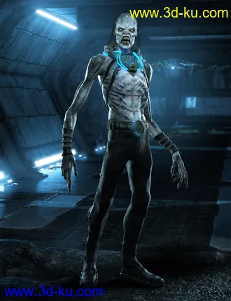 3D打印模型The Creature HD for Genesis 8 Male的图片