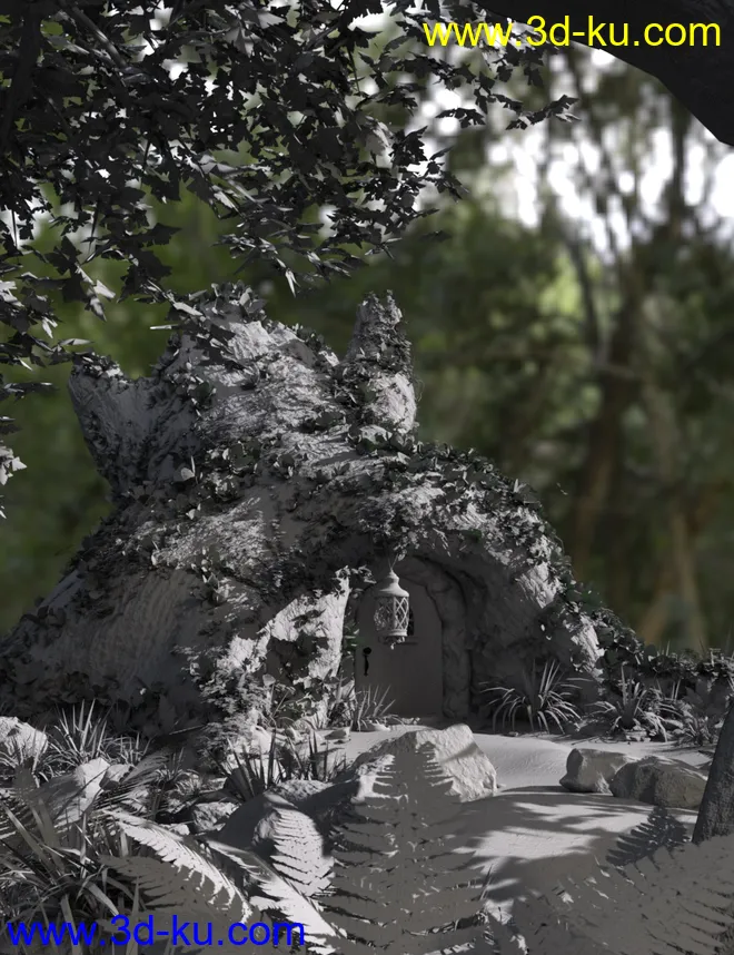 Tree Stump Garden模型的图片1