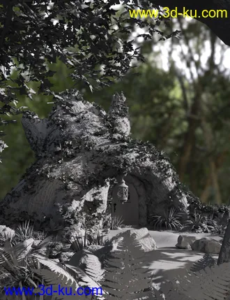 3D打印模型Tree Stump Garden的图片