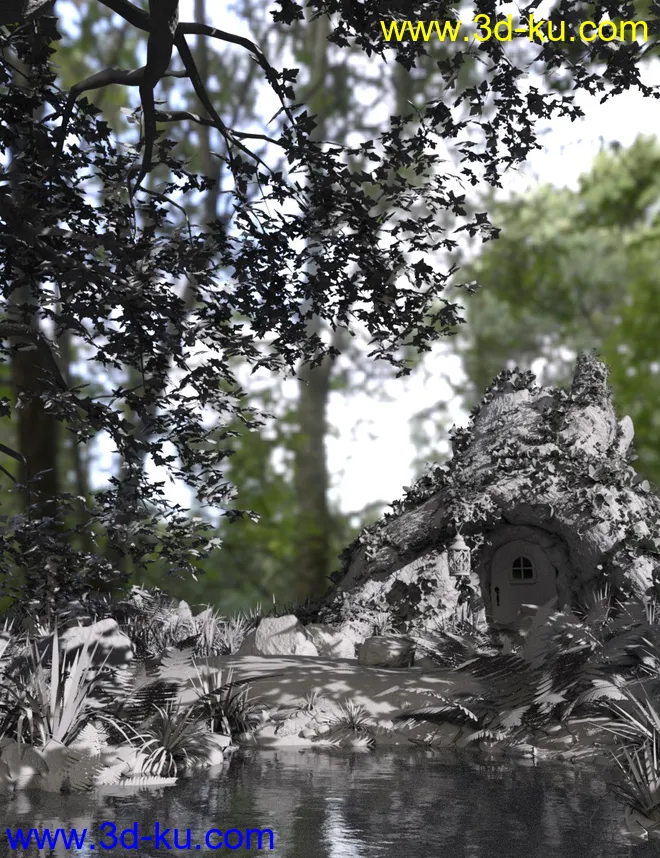 Tree Stump Garden模型的图片2