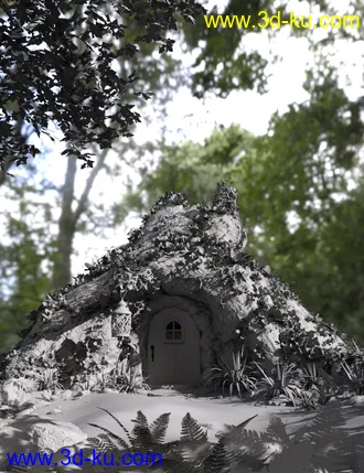 3D打印模型Tree Stump Garden的图片