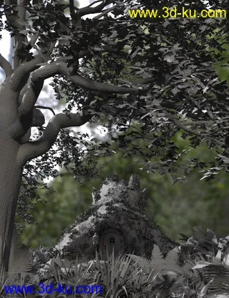 3D打印模型Tree Stump Garden的图片